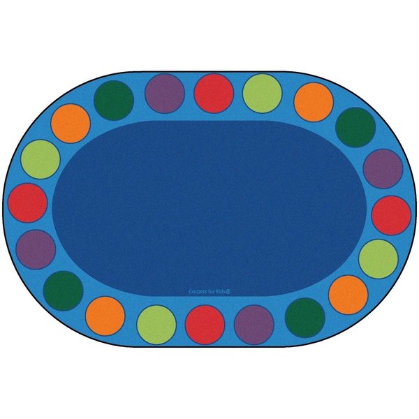Carpets For Kids 8 x 12 ft. Seating Circles Circletime RugOval 4208